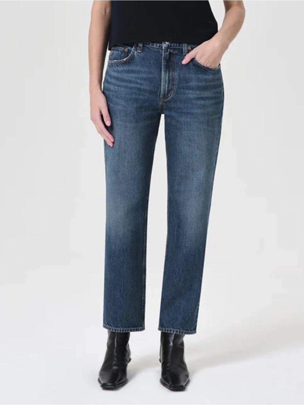 AGOLDE Valen High Rise Straight Leg Jeans Essence Size 27